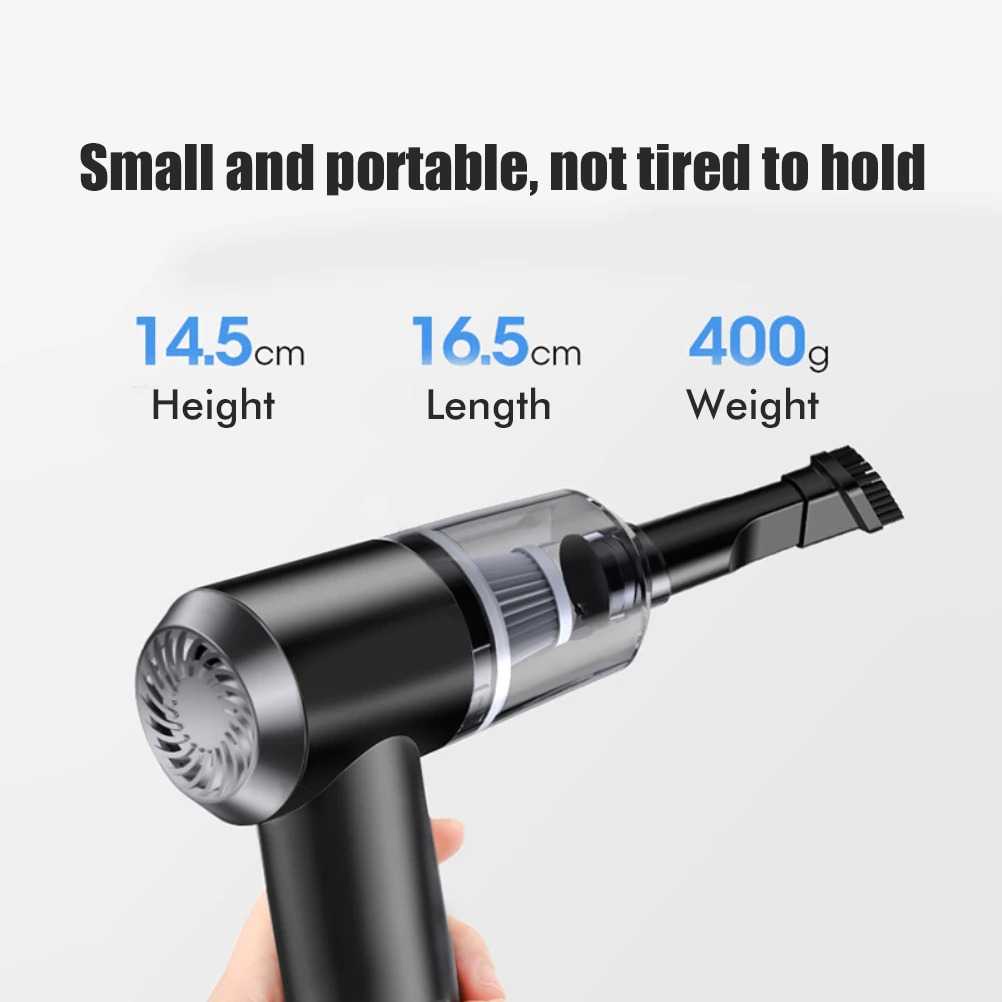 vacum cleaner Penyedot debu mobil portable 120w 2500mah 6500Pa Rundong Handheld Vacuum Cleaner vakum penyedot debu mobil alat penyedot debu sofa Power 120w 2500mah 6500Pa