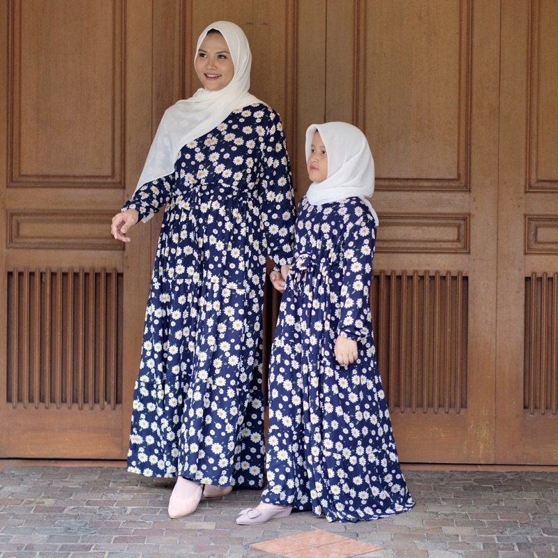 GAMIS IBU DAN ANAK GAMIS COUPLE MUSLIMAH AMORA GAMIS [Harga terpisah] AGN2