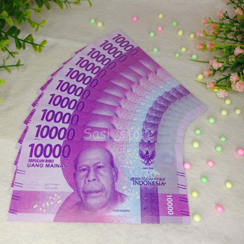 50 LEMBAR grosir UANG MAINAN MIRIP ASLI, UANG MAHAR-10k