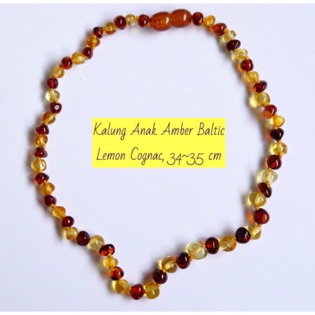 Preloved Kalung Bayi Amber Baltic / Kalung Kesehatan Anak