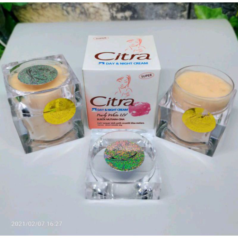 CREAM CITRA SUPER/CREAM PEMUTIH WAJAH CITRA /  CREAM CITRA SUPER SIANG