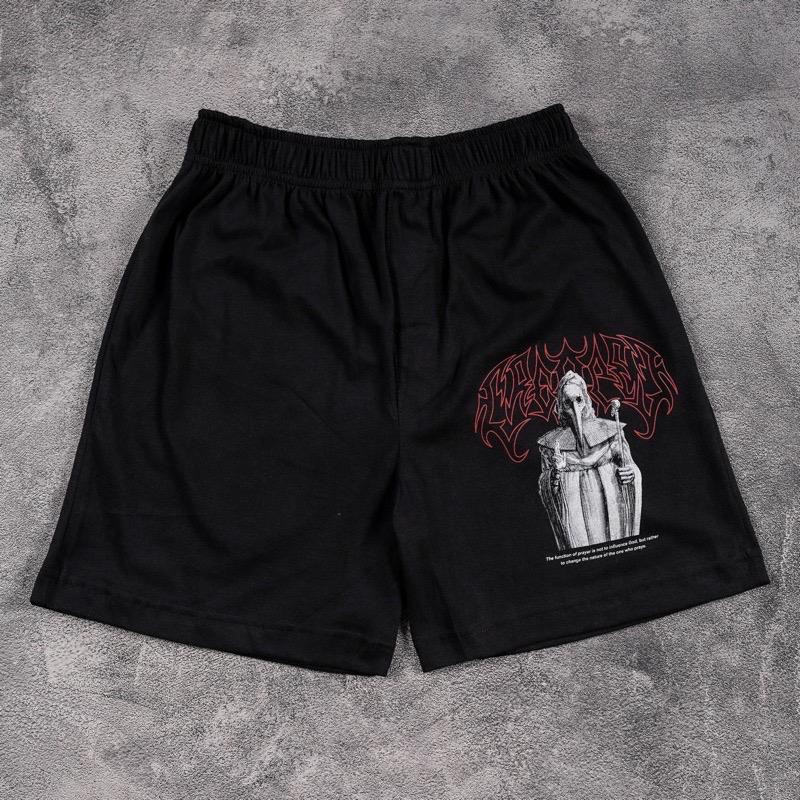 FC - CELANA PENDEK BOXER BLACK MOTIF