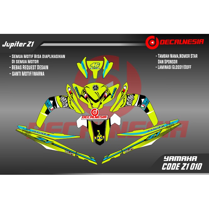 Decal Jupiter Z1/Stiker Jupiter Z1/Sticker Jupiter Z1/Decal Jupiter/Decal Jupiter Z1 Full Body