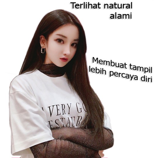 Rambut Palsu Wig Dewasa Model Lurus panjang Tanpa poni (WBTP)
