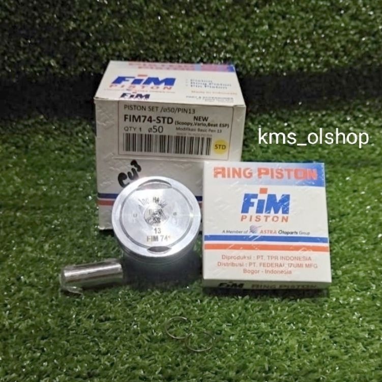 Piston kit Fim 74 Beat new, Scoopy, Vario 110