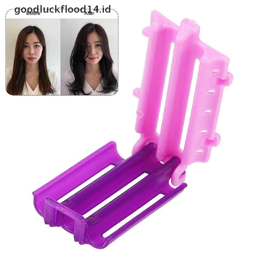 [OOID] 45pcs Hair Rollers Root Fluffy Clamps Wave Perm Rod DIY Corn Clips Corrugation ID