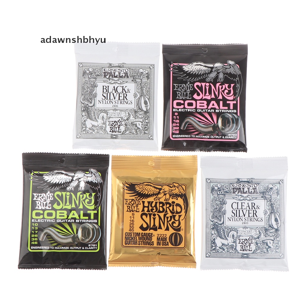 Adawnshbhyu Ernie Ball Senar Gitar Listrik Bermain Aksesori Gitar Rock Metal Berat Nyata