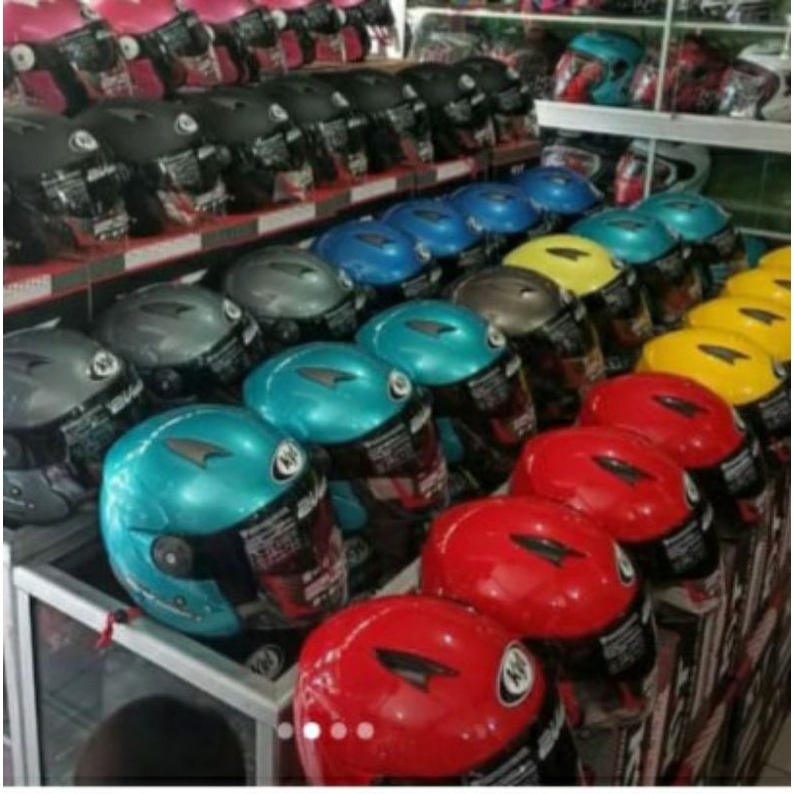 Helm KYT 2 vision ORIGINAL MURAH DOT dan SNI Helm indonesia-2