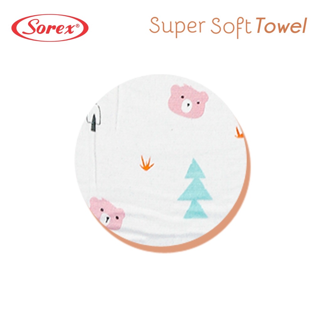 Sorex Premium Cotton Towel Handuk Mandi Bayi dan Balita 60x120cm HM-893