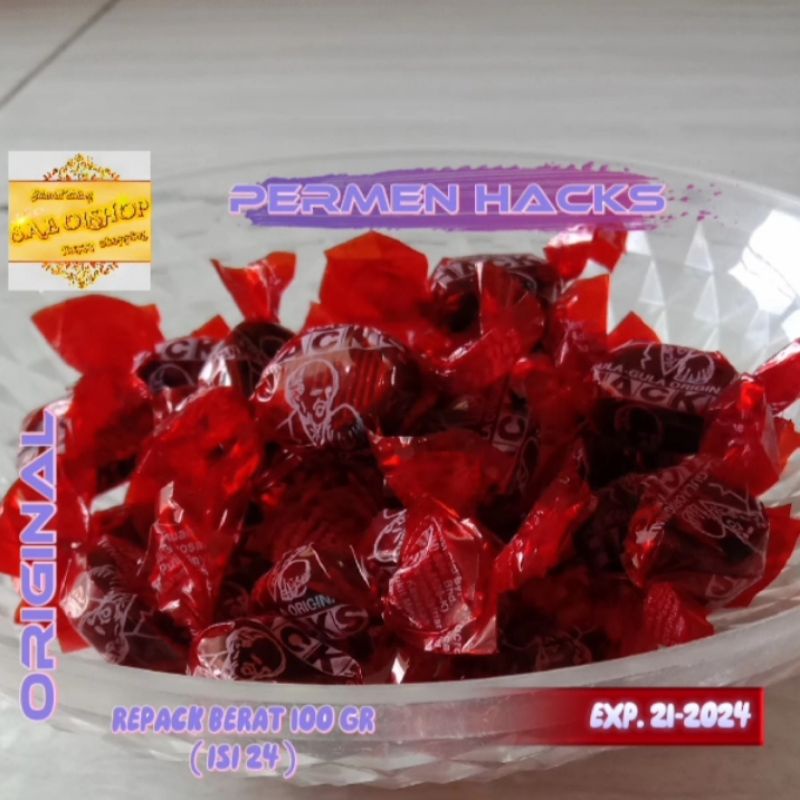 

PERMEN HACKS ASLI MALAYSIA REPACK 100 GR