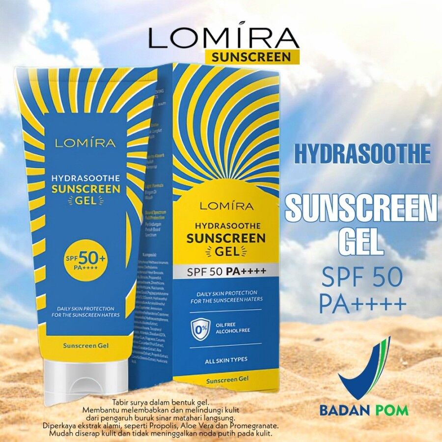 New ! LOMIRA Hydrasoothe Sunscreen Gel SPF50 PA++++