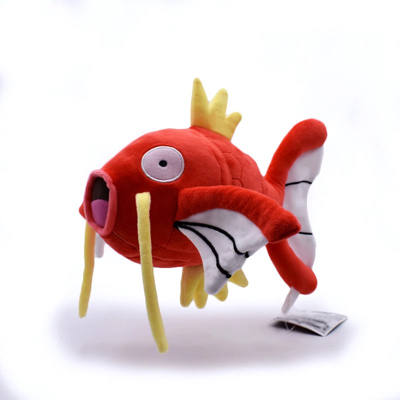 Free Shipping Cartoon Peluche Red Magikarp Plush Toys Anime Stuffed Dolls Soft Figure Toys 28cm