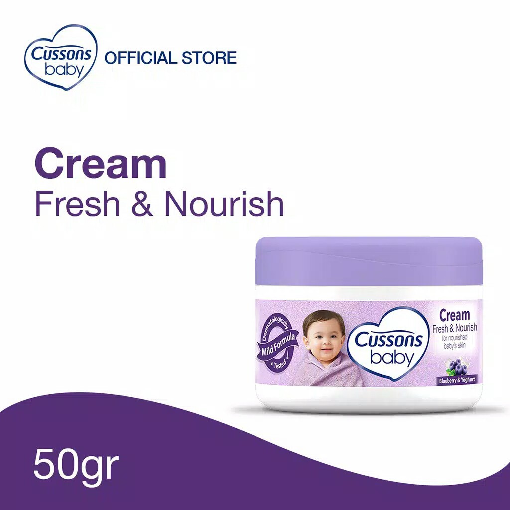 CUSSONS BABY CREAM FRESH &amp; NOURISH 50G