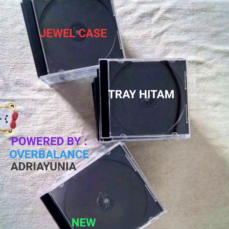 Jewel Case Cd Tray Hitam