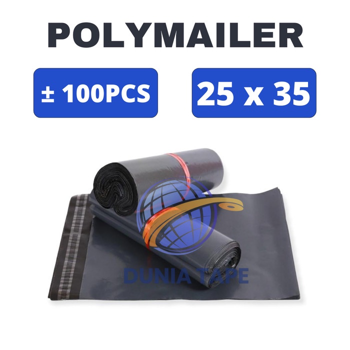 

Aman Plastik Polymailer 25X35 Packaging Kantong Packing Online Shop 100Pcs Terbatas