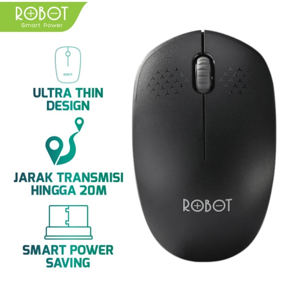 Mouse Wireless / Dengan Kabel 2.4G Optical USB Mouse Gaming 1600DPI - Garansi Resmi 1 Tahun