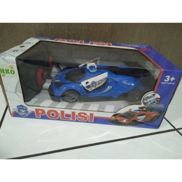 Mainan rc mobil polisi lalu lintas