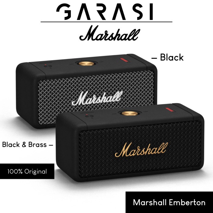 Marshall Emberton Bluetooth Speaker Original - Black