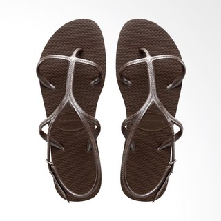  Havaianas  Allure Fc 0727 Dark Brown Sandal  Wanita 