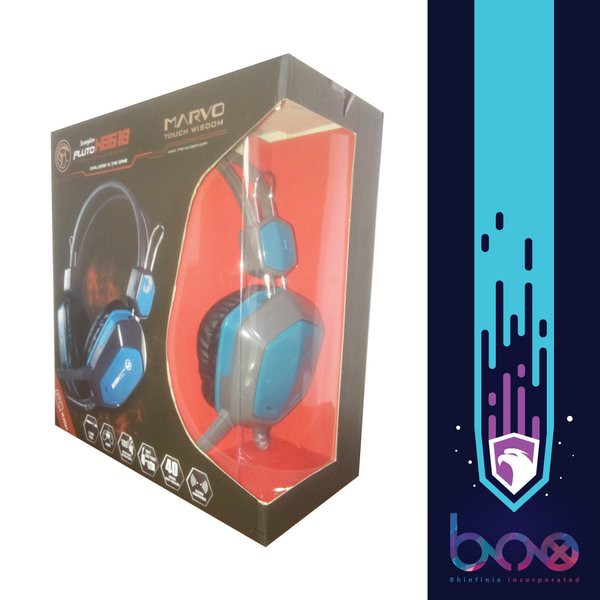 Headset gaming Marvo Headphone H 8618 Biru - 56755