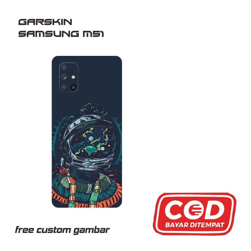 GARSKIN/STICKER HANDPHONE SAMSUNG M51 CUSTOM