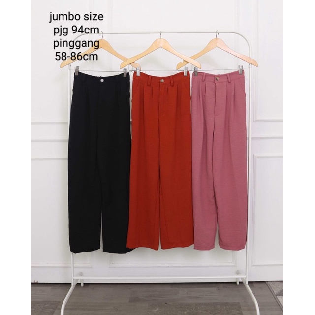 CRINKLE PANTS KULOTS JUMBO // CELANA KULOT JUMBO