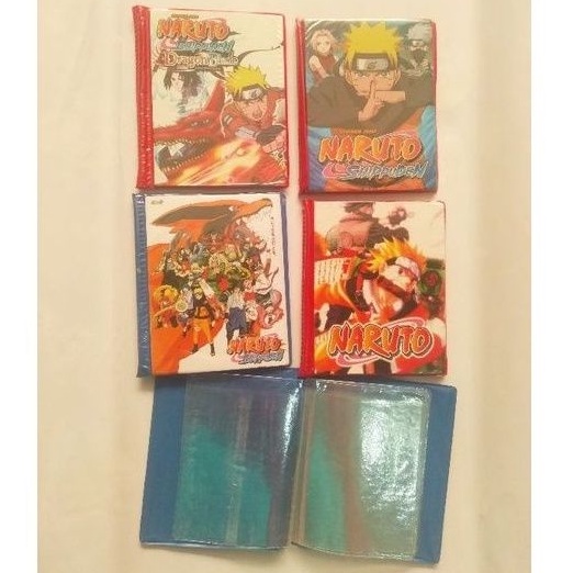 album naruto ukuran kecil 10x9cm muat 24 kartu Naruto