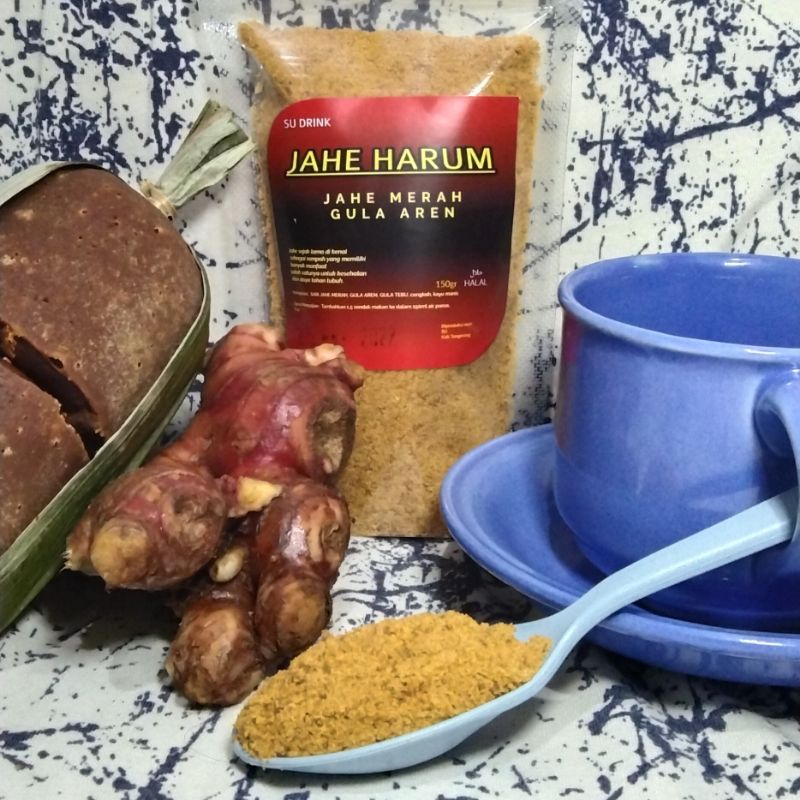 

MINUMAN BUBUK JAHE MERAH GULA AREN 1PACK @20PCS