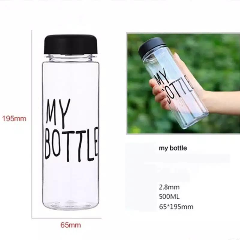 [TERMURAH] MY BOTTLE BENING WARNA / BOTOL MINUM MY BOTTLE TRANSPARAN INFUSER WATER