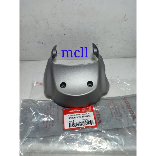 COVER KILOMETER  BAGIAN BAWAH SCOOPY ESP NEW 2021 VELG RING 12 WARNA SILVER ORIGINAL 53206-K2F-N00ZM