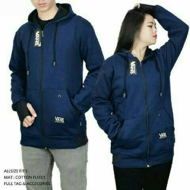 JAKET COUPLE / JAKET VANS FINGER PRIA &amp; WANITA