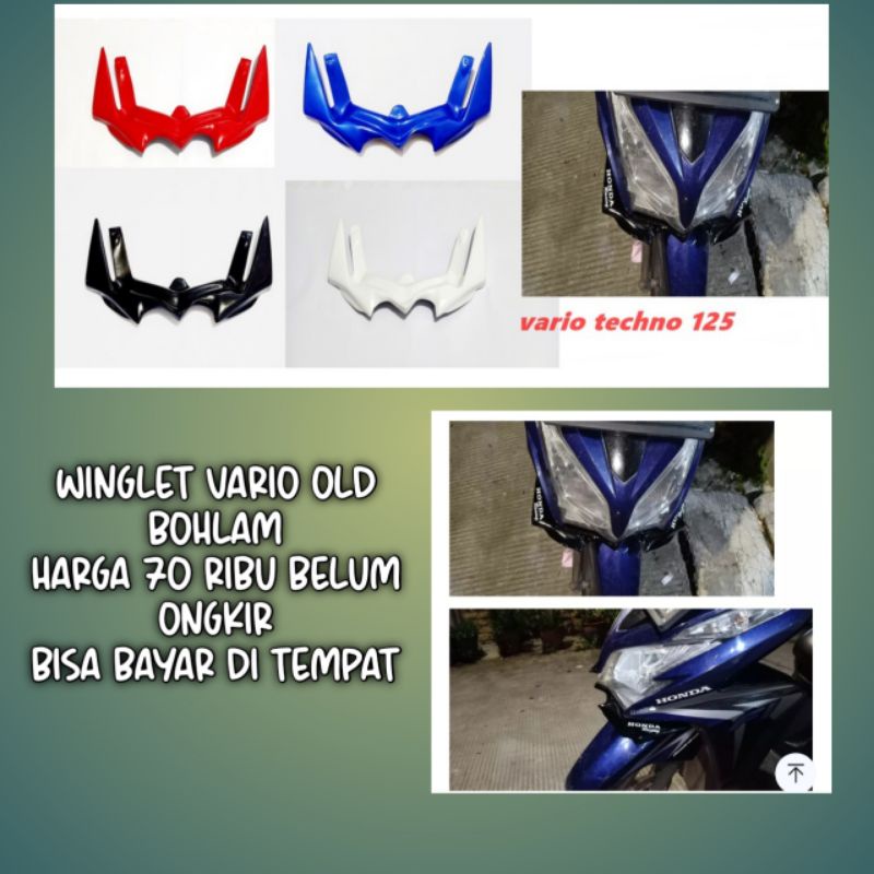 WINGLET HONDA VARIO ,WINGLET VARIO OLD WINGLET VARIO OLD BOHLAM
