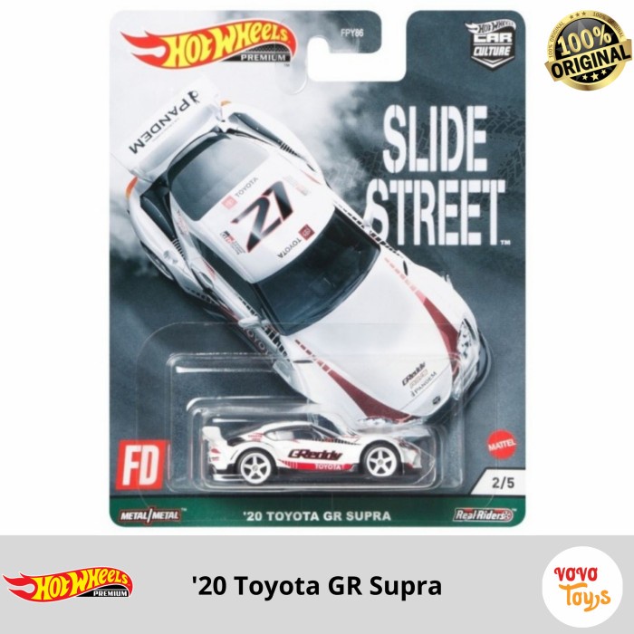 Hot Wheels Premium Slide Street 20 Toyota GR Supra Hotwheels ARIASEL21