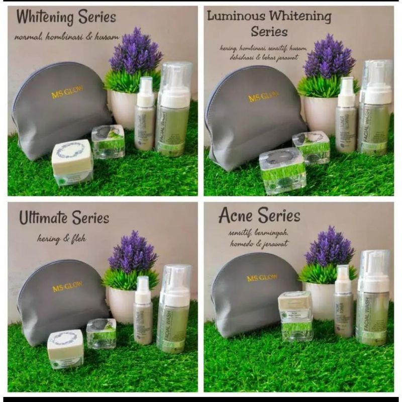 Ms glow paket wajah / Ecer