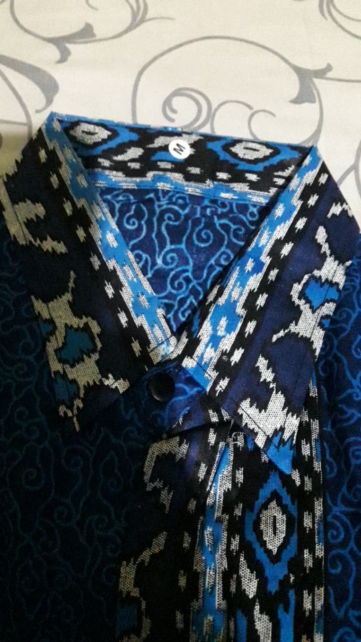 Baju Batik Pria Gus Azmi Syubbanul Muslimin Batik Katun Halus Hadroh Azzahir Hilwa Ala Santri Modern