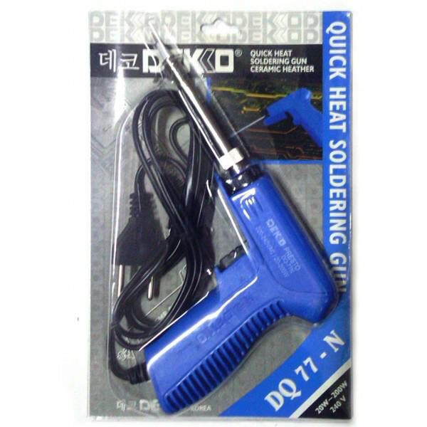 Solder / Tembak Gun Dekko DQ 77-N Original Quick Heat 20-200W