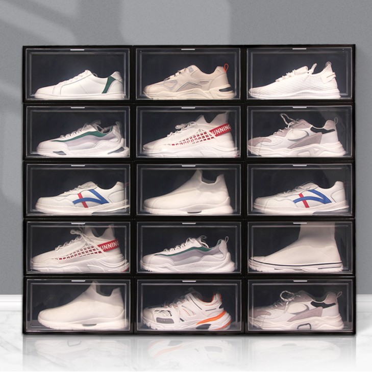 ELFYDO - HL0196 Kotak Sepatu Plastik Transparan Penyimpanan Kotak Sepatu Shoes Storage Box