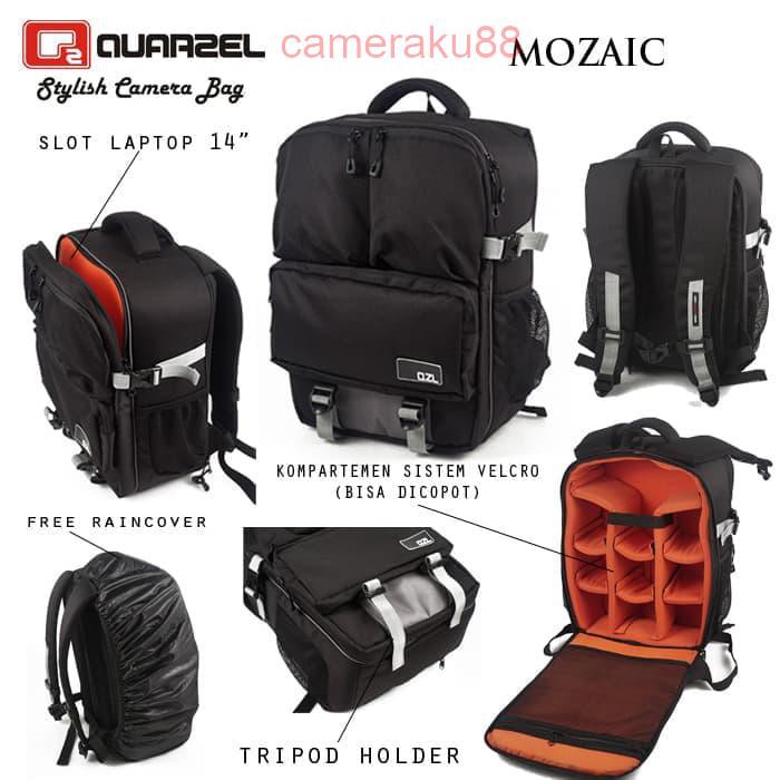 SALE TAS KAMERA DSLR BACKPACK / RANSEL QUARZEL MOZAIC