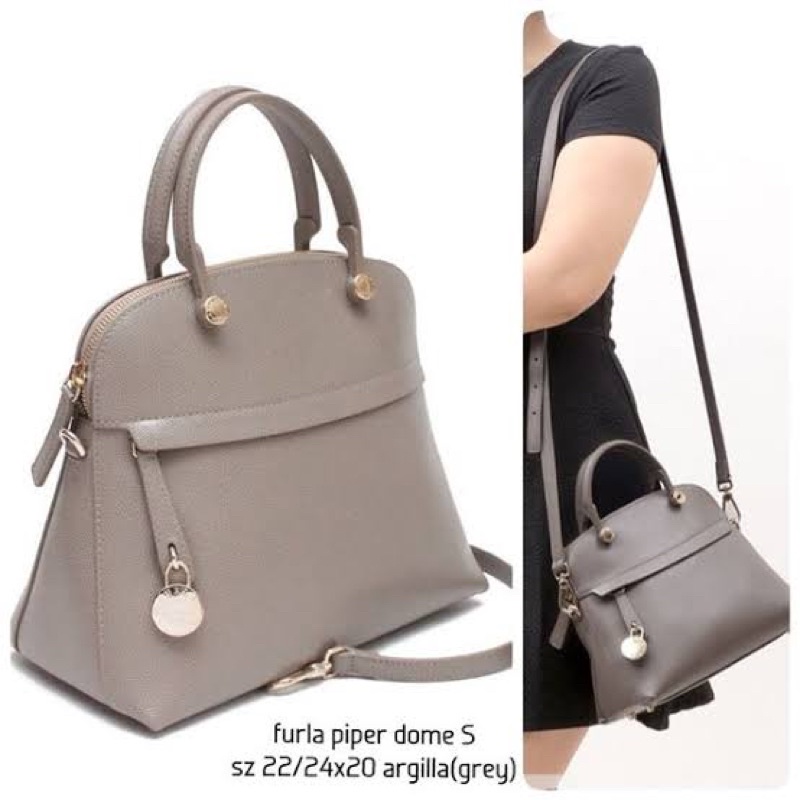Preloved bag Furla piper dome medium Original 100%