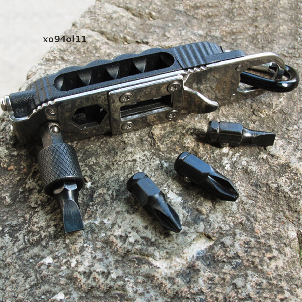 Xo EDC Obeng / Kunci Pas / Tang / Pisau Multifungsi Adjustable Untuk Survival