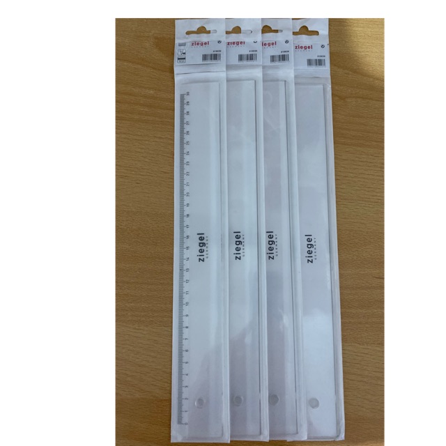 

Ziegel Penggaris Transparan 30cm
