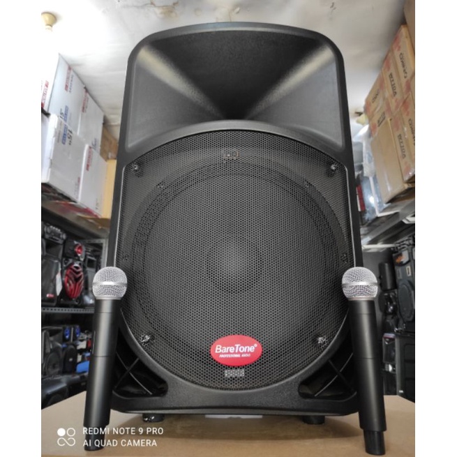 SPEAKER BARETONE MAX 15 BWR. SPEAKER BARETONE 15 IN INCHI. SPEAKER KARAOKE. SALON KOPER AKTIF BLOUTU