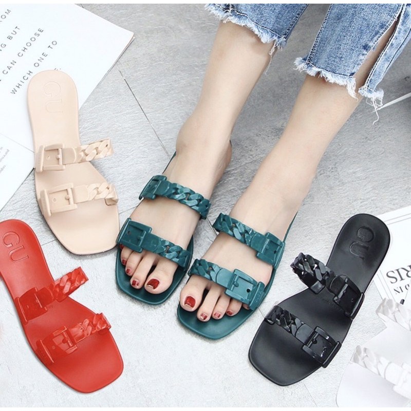 sendaljelly 2015 sepatu wanita import realpict