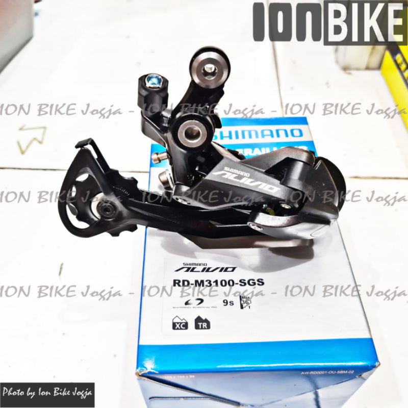 rd alivio m3100 9 speed - rd shimano alivio 9sp terbaru m3100 original murah 9sp