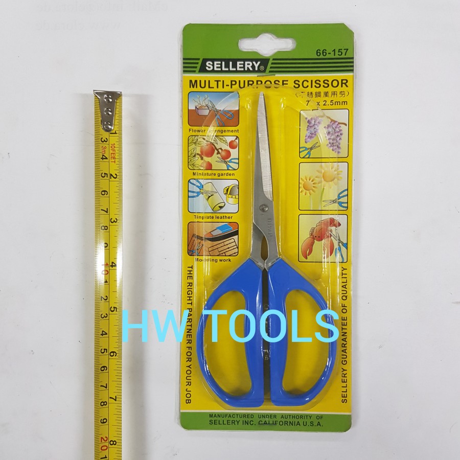 

GUNTING BUNGA SERBAGUNA STAINLESS STEEL MULTIFUNCTION SCISSORS SELLERY