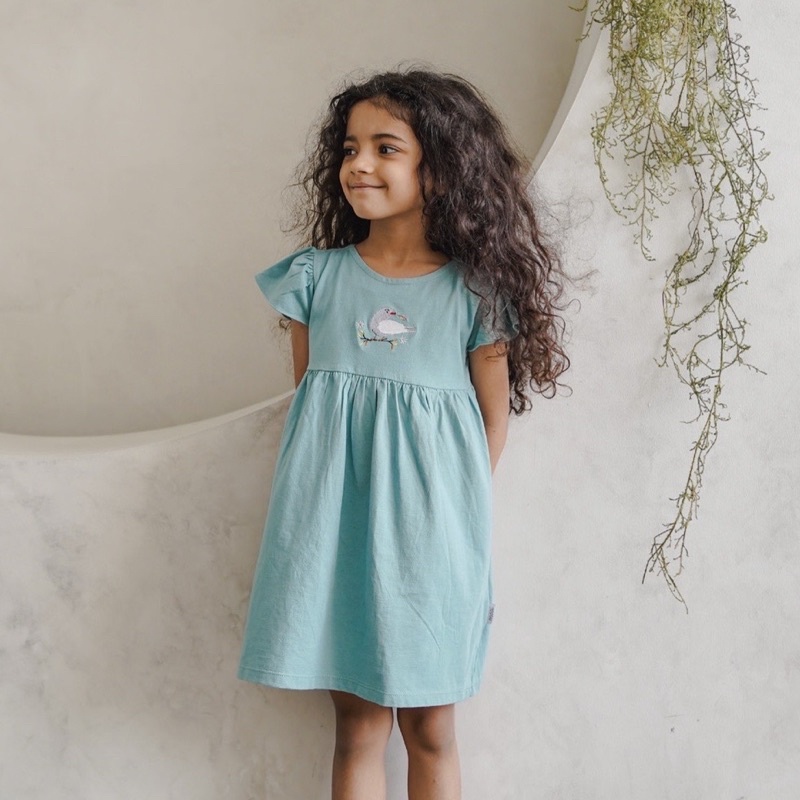 MOOI RUFFLE DRESS - DRESS ANAK/MOOi DRESS ANAK MURAH