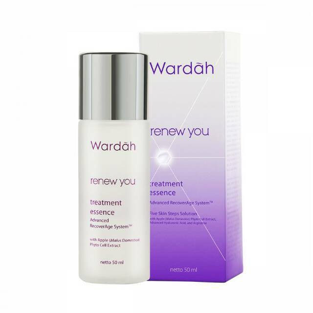 ESSENCE Wardah RENEW YOU Anti Aging Treatment Skincare - 100 ml &amp; 50 ml - Ungu Toner Serum Hydrating