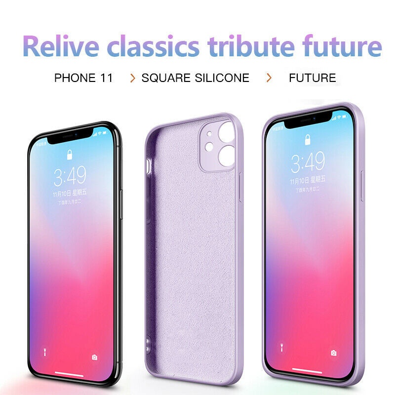 Casing Soft Case Silikon Warna Polos Untuk Iphone 12 Pro Max 12mini