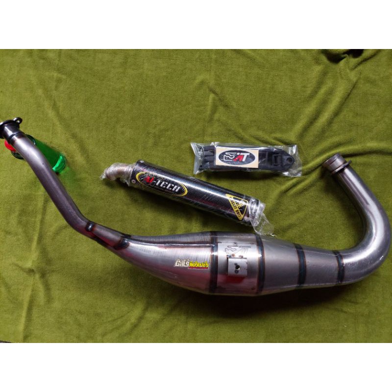 KNALPOT BIG VOLUME GALVANIS PLAT ORIGINAL AITECH TYPE COBRA PNP NINJA R DAN Rr-Slincer Kevlar