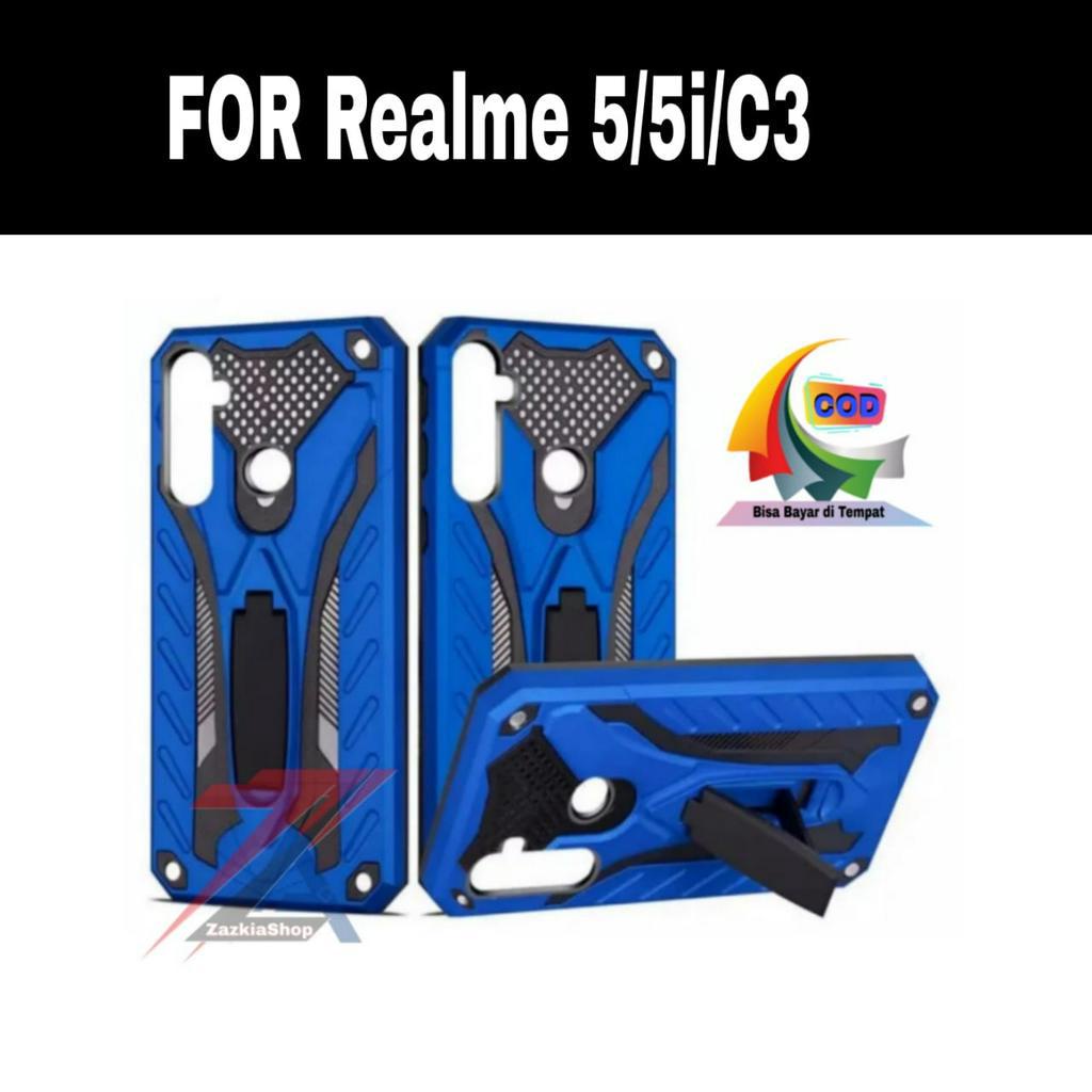 FOR (REALME 5/5i/C3) Casing/Hardcase Phantom Robot Kick Standing